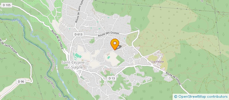 localisation de l'entreprise MADAME MICHELLE RAVENEY à SAINT-CEZAIRE-SUR-SIAGNE