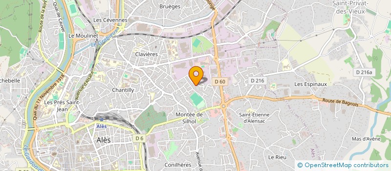 localisation de l'entreprise MADAME MICHELLE REAUME  ALES