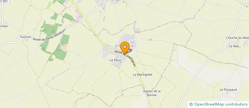localisation de l'entreprise MADAME MICHELLE RENAUD à PAIZAY NAUDOUIN EMBOURIE
