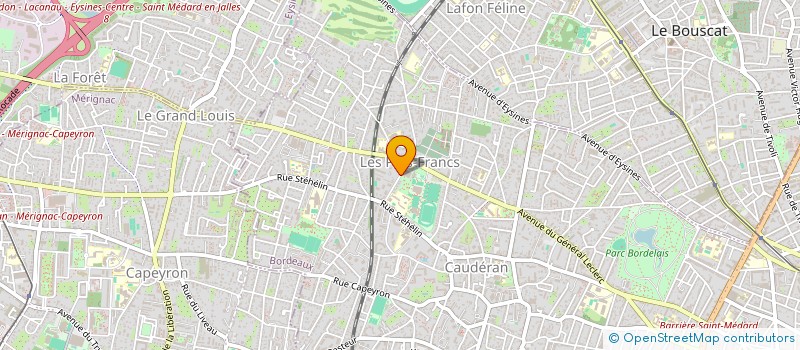 localisation de l'entreprise MADAME MICHELLE RINALDO  BORDEAUX