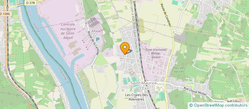 localisation de l'entreprise MADAME MICHELLE RIVIERE  SAINT-MAURICE-L'EXIL