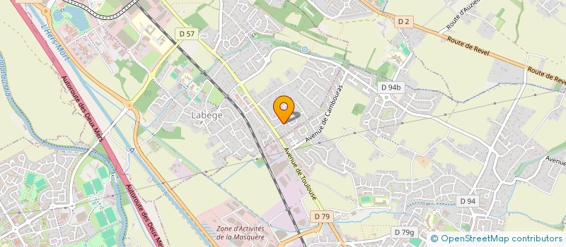 localisation de l'entreprise MADAME MICHELLE RODRIGUEZ  LABEGE