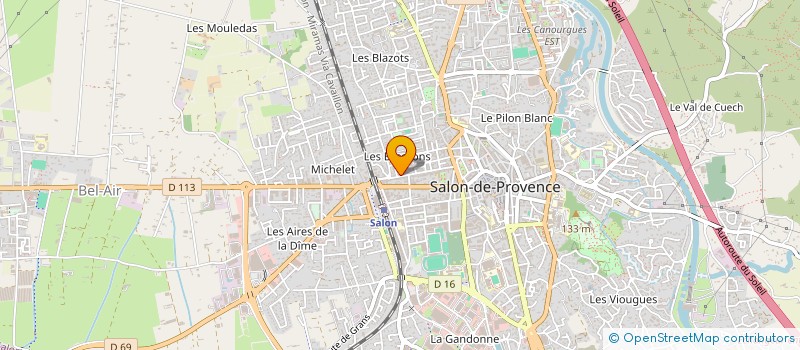 localisation de l'entreprise MADAME MICHELLE ROUSSIN à SALON-DE-PROVENCE
