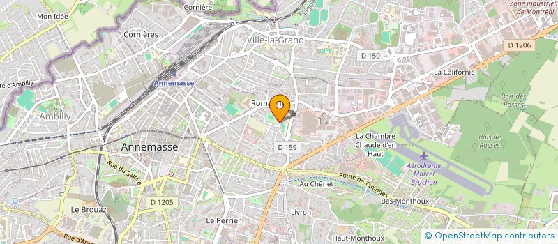 localisation de l'entreprise MADAME MICHELLE ROUVEYROL  ANNEMASSE