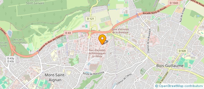 localisation de l'entreprise MADAME MICHELLE SANCEY  MONT-SAINT-AIGNAN