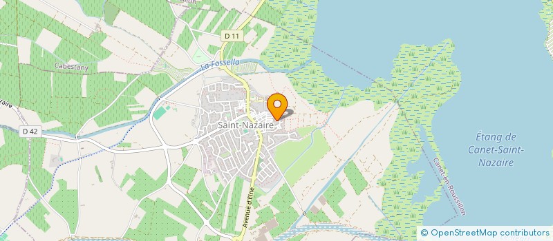 localisation de l'entreprise MADAME MICHELLE SAURY  SAINT-NAZAIRE