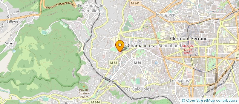 localisation de l'entreprise MADAME MICHELLE SAVY  CHAMALIERES