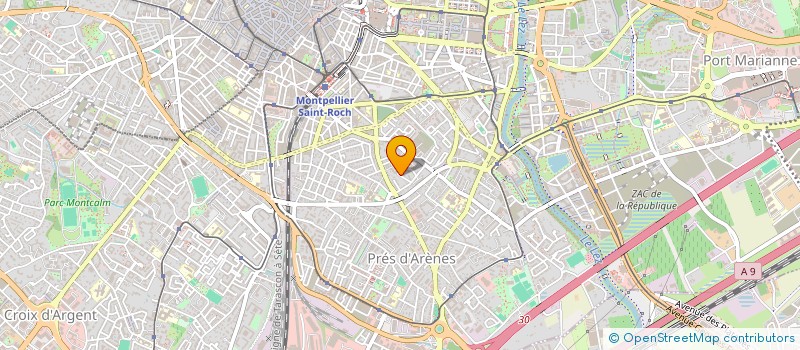 localisation de l'entreprise MADAME MICHELLE SEGLAR à MONTPELLIER
