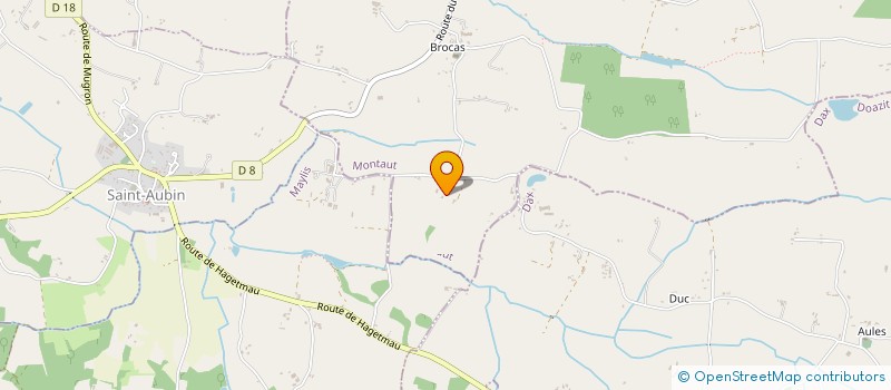 localisation de l'entreprise MADAME MICHELLE SENECHAUX  DOAZIT