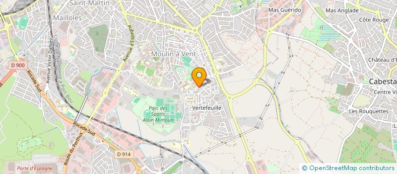 localisation de l'entreprise MADAME MICHELLE SERIS  PERPIGNAN