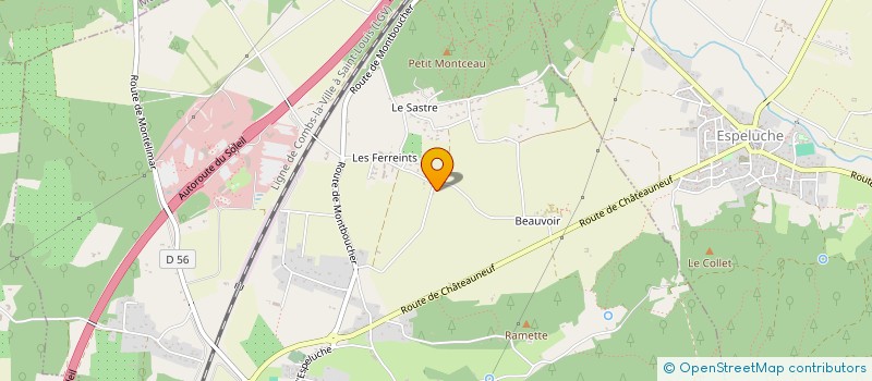 localisation de l'entreprise MADAME MICHELLE SERVONNET  ALLAN