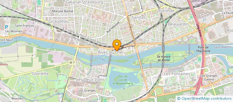 localisation de l'entreprise MADAME MICHELLE SONPHAY  TOURS