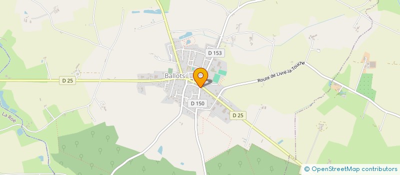 localisation de l'entreprise MADAME MICHELLE SORIN  BALLOTS