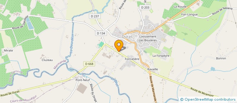 localisation de l'entreprise MADAME MICHELLE STAGG  DURAS