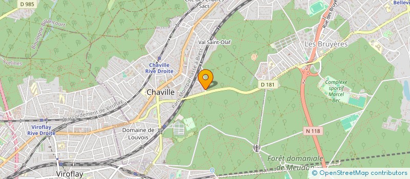 localisation de l'entreprise MADAME MICHELLE SZABO à CHAVILLE