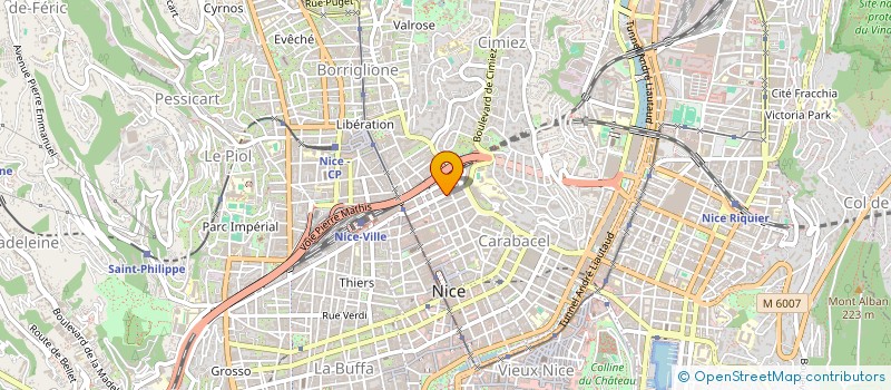 localisation de l'entreprise MADAME MICHELLE TEBOUL à NICE