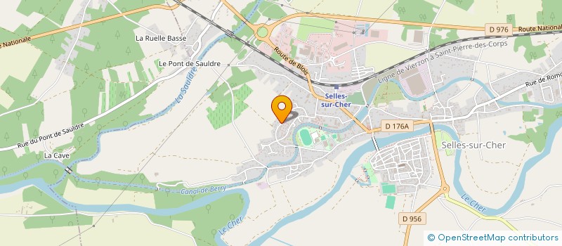 localisation de l'entreprise MADAME MICHELLE TERRASSON  SELLES-SUR-CHER