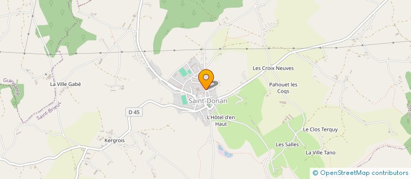 localisation de l'entreprise MADAME MICHELLE THERY  SAINT-DONAN