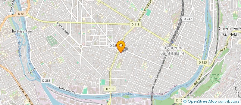 localisation de l'entreprise MADAME MICHELLE THOREAU à SAINT-MAUR-DES-FOSSES