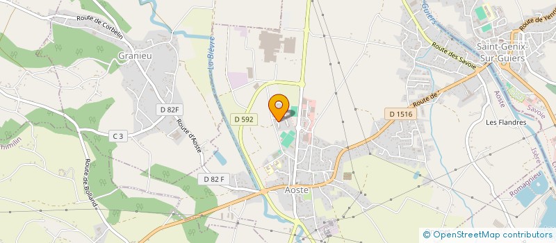 localisation de l'entreprise MADAME MICHELLE TOURNIAIRE  AOSTE