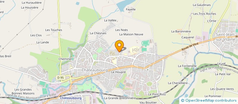 localisation de l'entreprise MADAME MICHELLE TRAVERS  CHATEAUBOURG