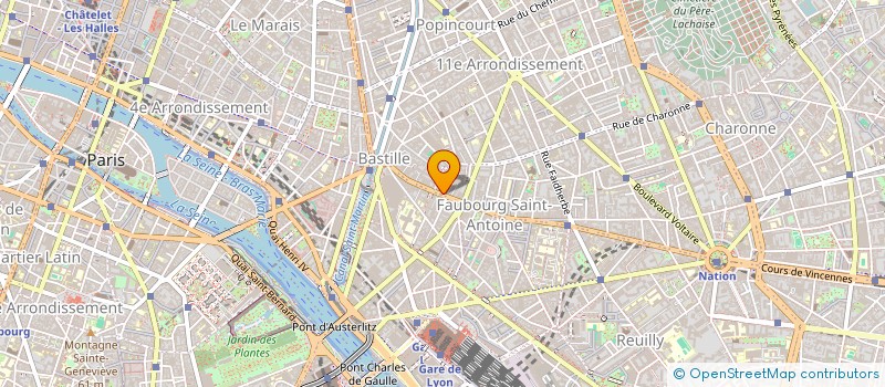 localisation de l'entreprise MADAME MICHELLE TUDA  PARIS 11