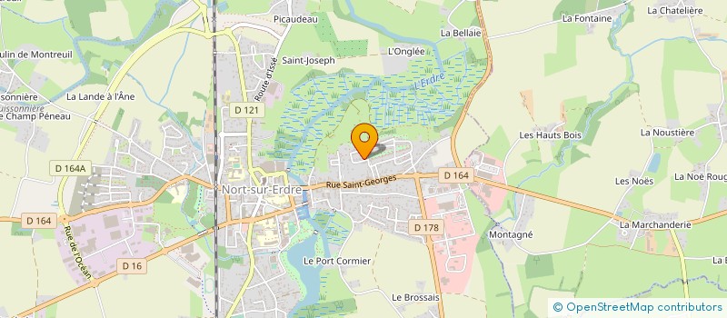 localisation de l'entreprise MADAME MICHELLE VEDUA  NORT-SUR-ERDRE