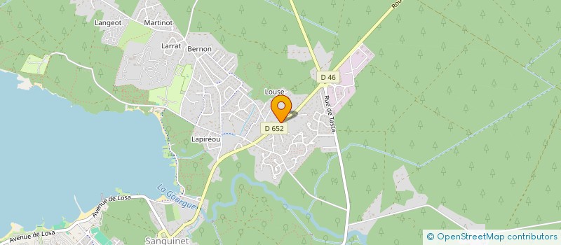 localisation de l'entreprise MADAME MICHELLE VILLENAVE  SANGUINET