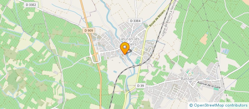 localisation de l'entreprise MADAME MICHELLE VIRAZELS  LIEURAN-LES-BEZIERS
