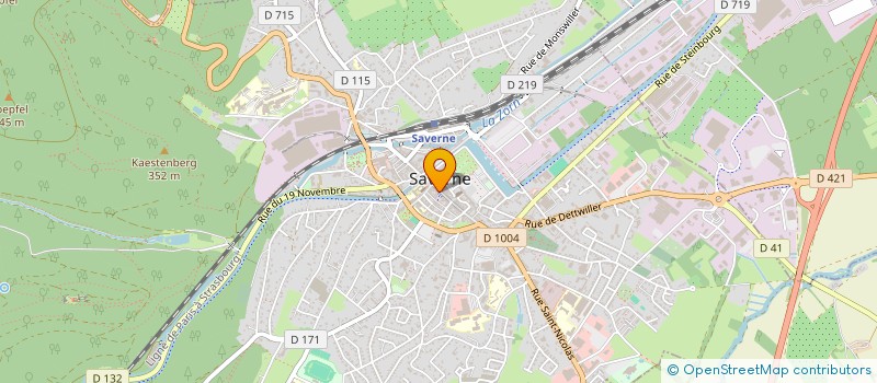 localisation de l'entreprise MADAME MICHELLE ZUBER  SAVERNE