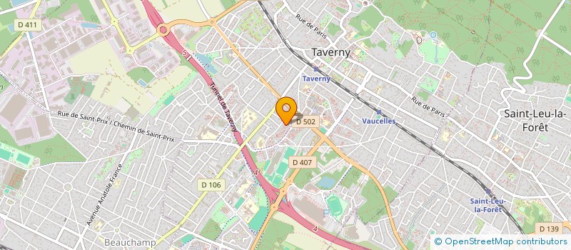 localisation de l'entreprise MADAME MICKAE POMMIER  TAVERNY