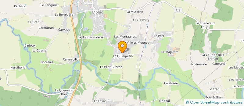 localisation de l'entreprise MADAME MICKAEL LARVOIR  MOLAC