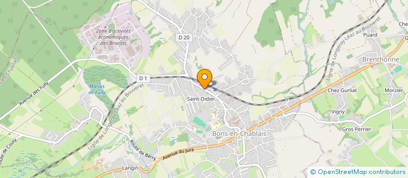 localisation de l'entreprise MADAME MICKAELA BYKOFF  BONS-EN-CHABLAIS