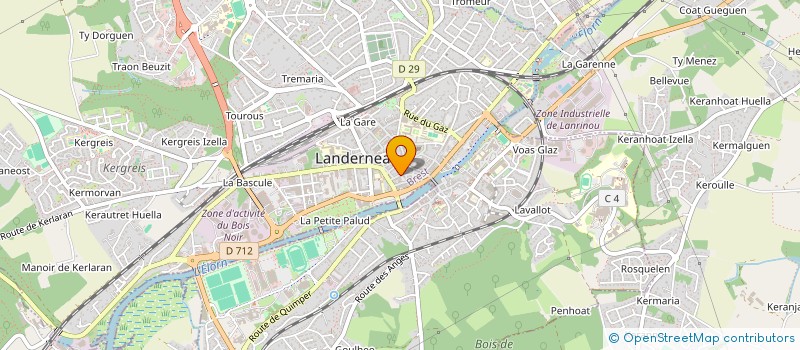localisation de l'entreprise MADAME MICKAELA CAPOVA à LANDERNEAU