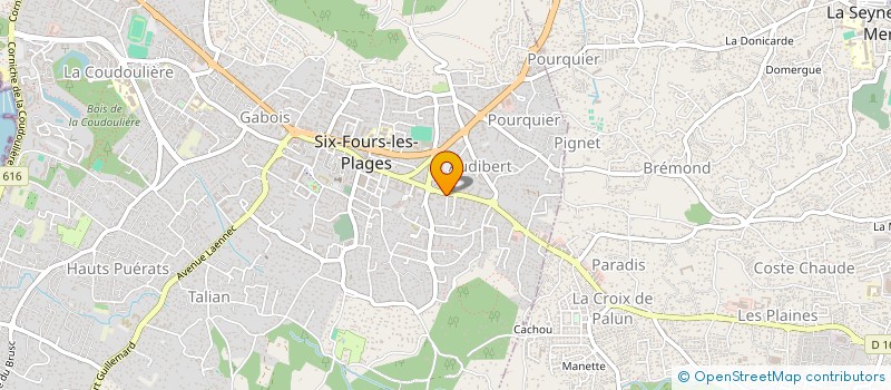 localisation de l'entreprise MADAME MICKAELA LESTREE à SIX-FOURS-LES-PLAGES