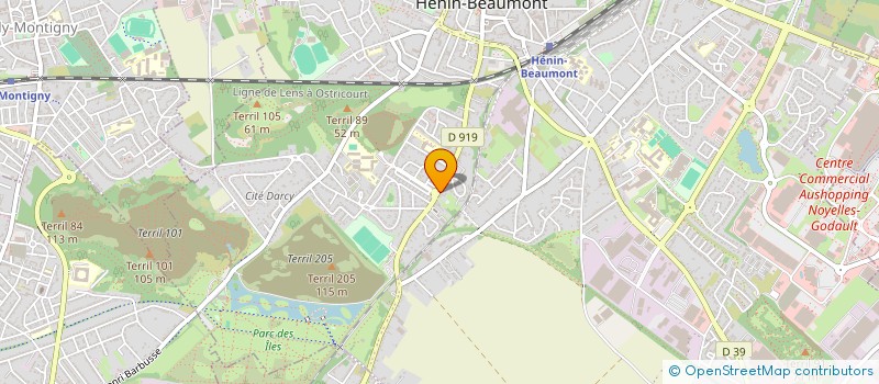 localisation de l'entreprise MADAME MICKAELA PLOUVIER à HENIN-BEAUMONT