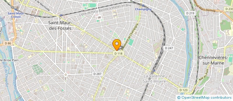 localisation de l'entreprise MADAME MICKAELA PORPHIRE à SAINT-MAUR-DES-FOSSES