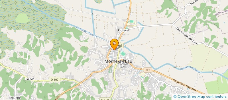 localisation de l'entreprise MADAME MICKAELE EUTROPE-SYLVERE à MORNE-A-L'EAU