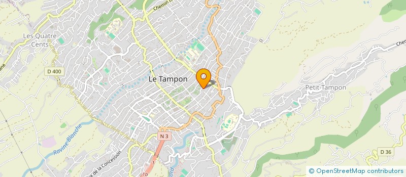 localisation de l'entreprise MADAME MICKAELLA BELIZAIRE  LE TAMPON