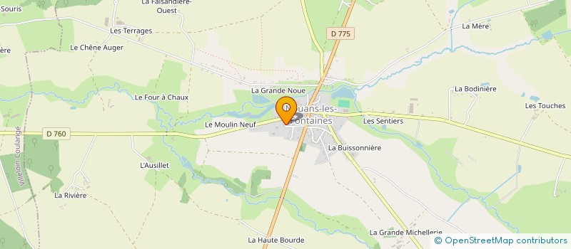 localisation de l'entreprise MADAME MICKAELLA CHANGARNIER  SAINT-LOUP