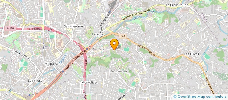 localisation de l'entreprise MADAME MICKAELLA DJELASSI  MARSEILLE