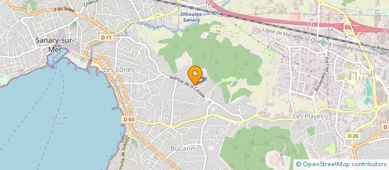 localisation de l'entreprise MADAME MICKAELLA FERNANDEZ  SIX-FOURS-LES-PLAGES