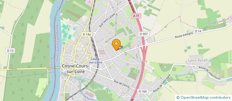 localisation de l'entreprise MADAME MICKAELLE CARLU à COSNE-COURS-SUR-LOIRE