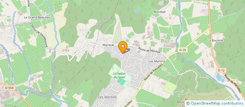 localisation de l'entreprise MADAME MICKAELLE MICHEL  LA CRAU