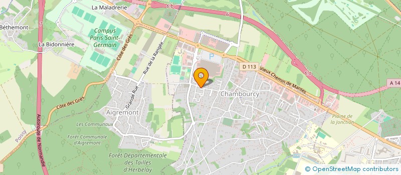 localisation de l'entreprise MADAME MICOL LICHTNER à CHAMBOURCY