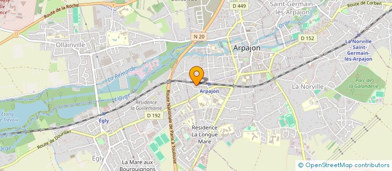 localisation de l'entreprise MADAME MIDIMA DIMALI DIAMBELE à ARPAJON