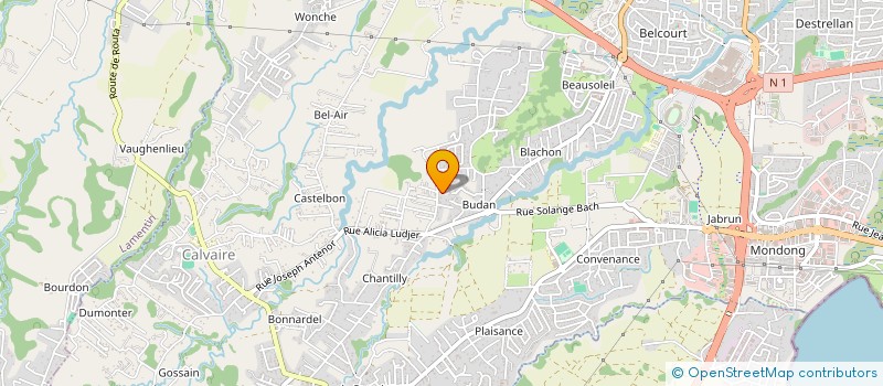 localisation de l'entreprise MADAME MIELISSE MORVAN  BAIE-MAHAULT