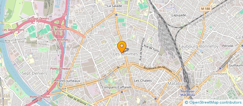 localisation de l'entreprise MADAME MIETTE CUQUEMELLE  TOULOUSE