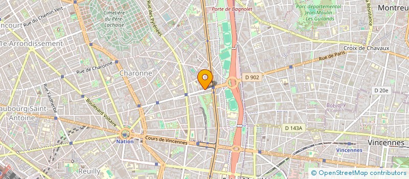 localisation de l'entreprise MADAME MIEZAN AGUI  PARIS