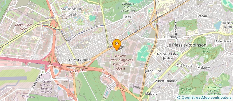 localisation de l'entreprise MADAME MIGENA BAZE à CLAMART